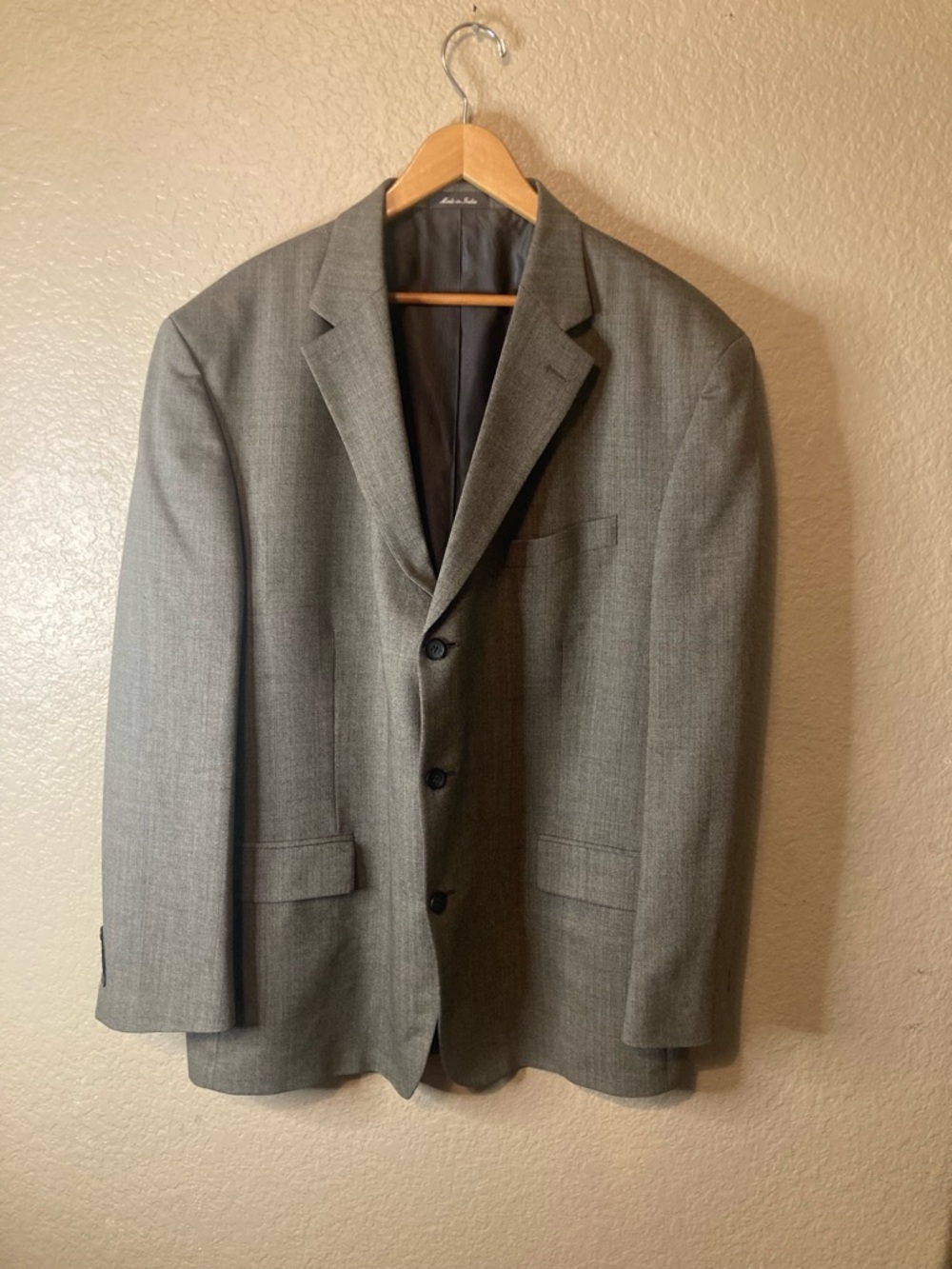Oscar De La Renta Blazer Men’s 48R Sport Coat Jacket 100% Wool Business